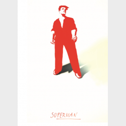 Pocztówka – Eugeniusz Get-Stankiewicz, Superman