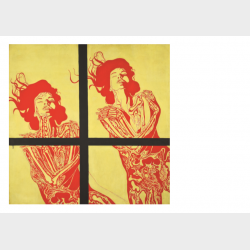 Pocztówka – Jan Dobkowski Płonące kobiety, czyli Rozkosz