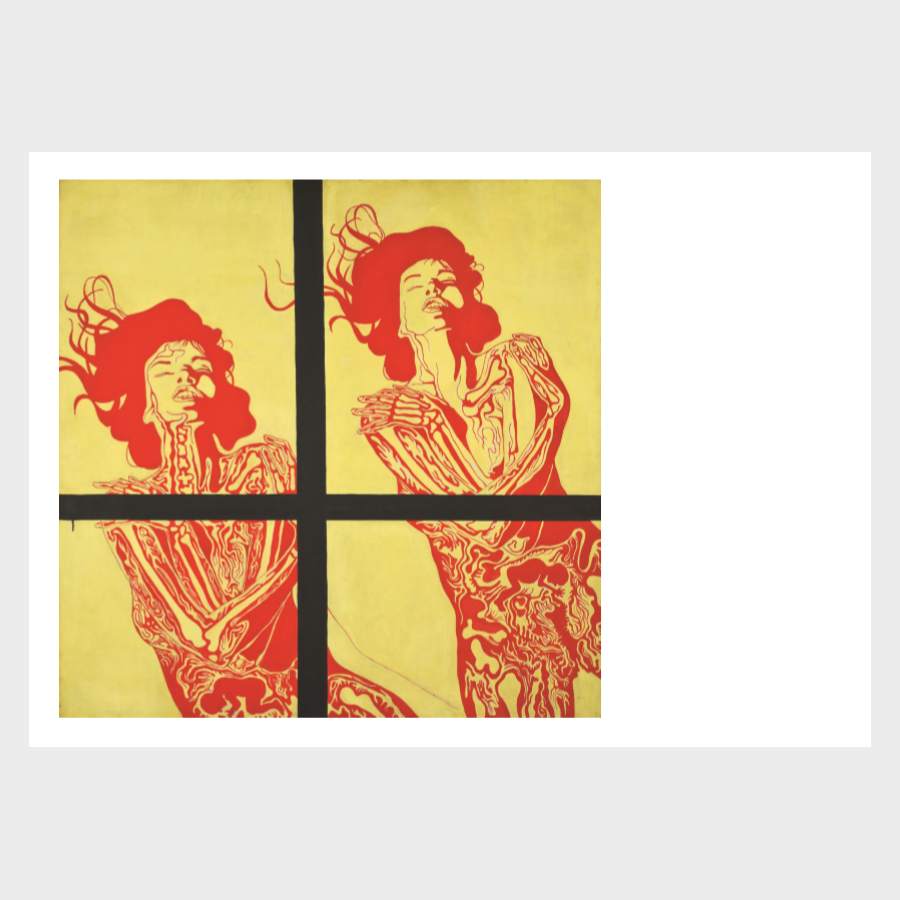 Pocztówka – Jan Dobkowski Płonące kobiety, czyli Rozkosz