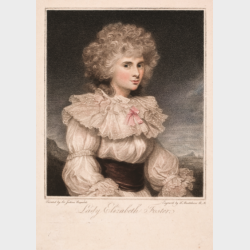 Pocztówka – Francesco Bartolozzi, Lady Elizabeth Foster