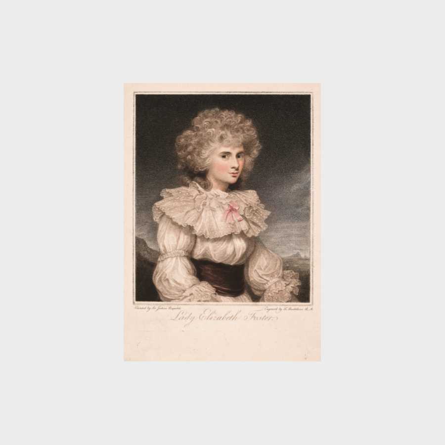 Pocztówka – Francesco Bartolozzi, Lady Elizabeth Foster