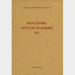 Roczniki Sztuki Śląskiej. Tom XX