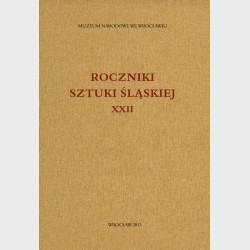 Roczniki Sztuki Śląskiej. Tom XXII
