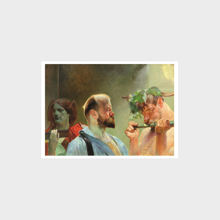 Pocztówka Jacek Malczewski – Prawo (z tryptyku Ojczyzna)