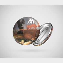 Przypinka-Ernst Wilhelm Bernhardi, Zwierzęta w pejzażu