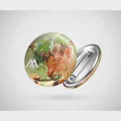 Przypinka - Jacek Malczewski, Prawo (z tryptyku Ojczyzna)