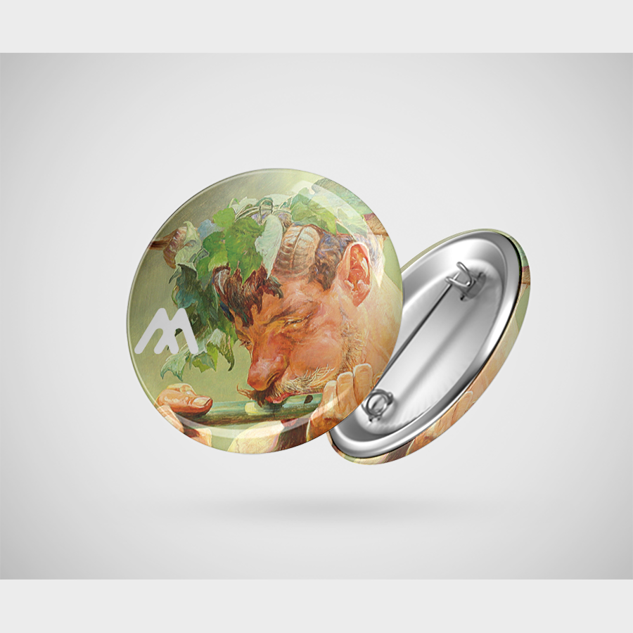 Przypinka - Jacek Malczewski, Prawo (z tryptyku Ojczyzna)