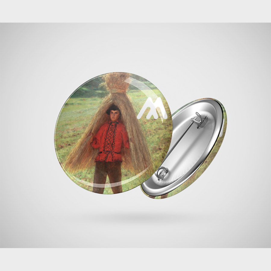 Przypinka- Aleksander Gierymski, Chłopiec w słońcu