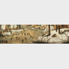 Zakładka – Pieter Brueghel młodszy (pracownia), Pejzaż z łyżwiarzami i pułapką na ptaki