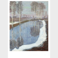 Pocztówka – Max Wislicenus, Przedwiośnie