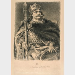 Pocztówka – Jan Matejko, Bolesław Chrobry (z cyklu Poczet królów polskich)