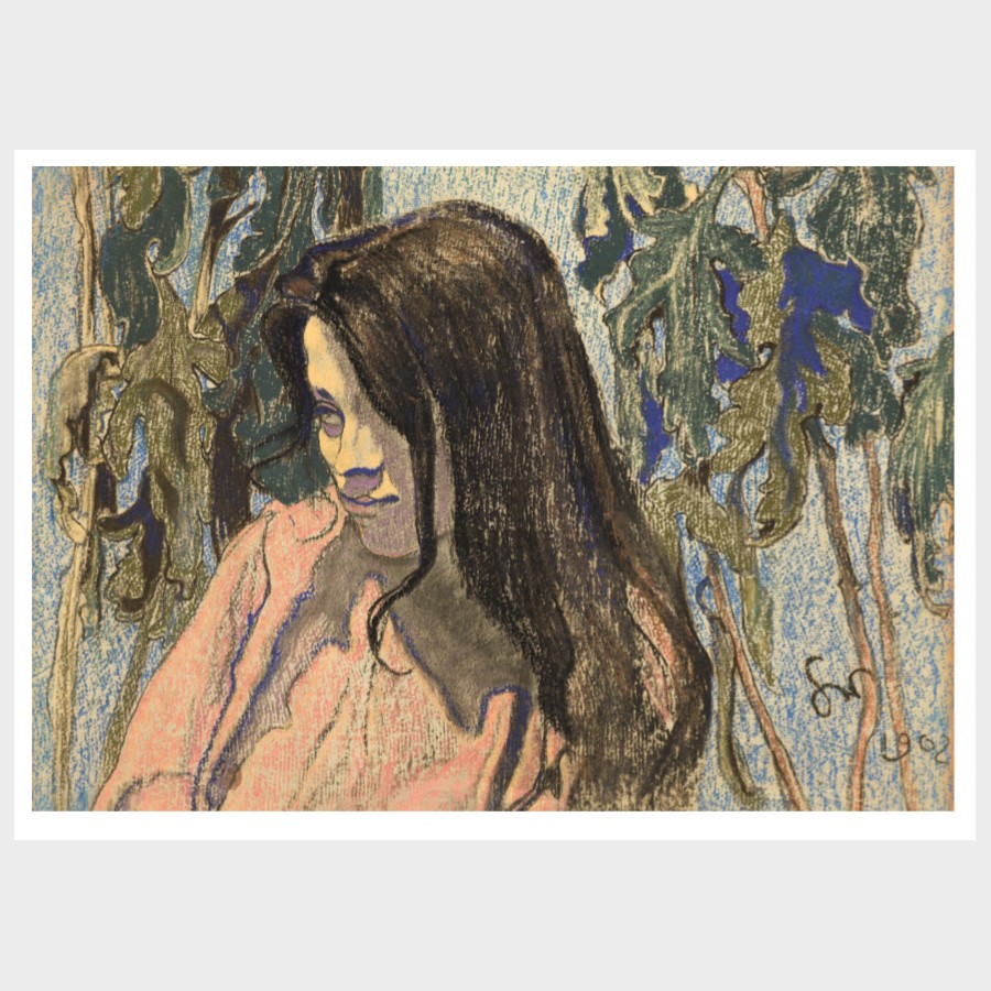 Pocztówka – Stanisław Wyspiański, Portret Maryny Pareńskiej