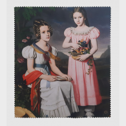 Ściereczka do okularów – Bernhard Peter Rausch, Portret dwóch dziewcząt (fragment)