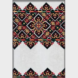 Magnes – Ręcznik (haft krzyżykowy na płótnie bawełnianym)