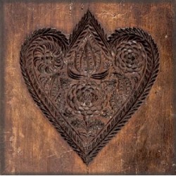 Magnes – Drewniana forma do pierników w kształcie serca