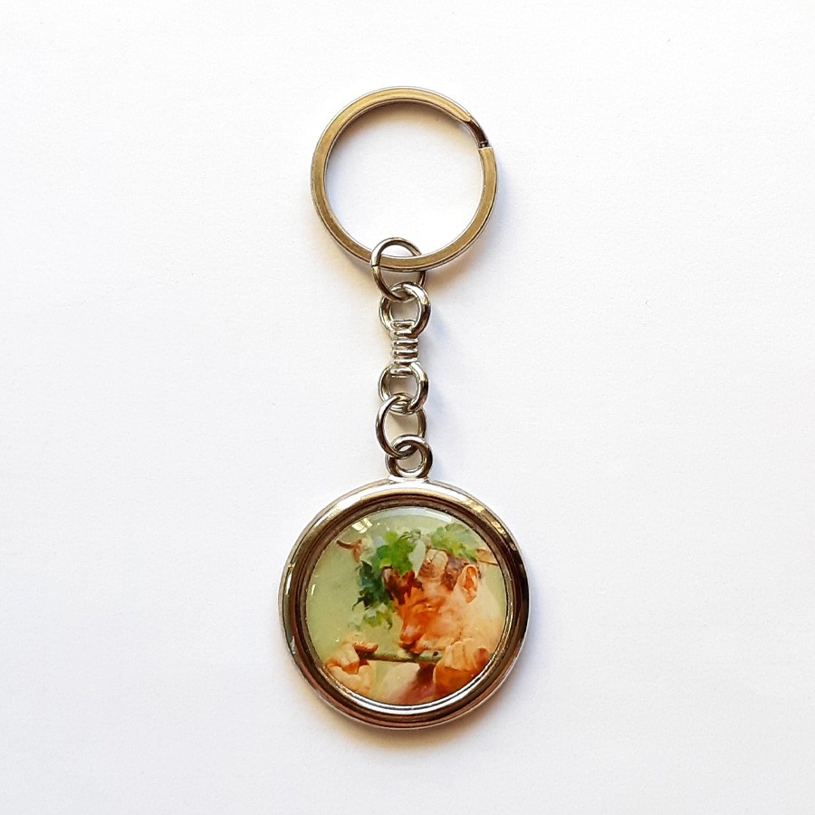 brelok z dziełem sztuki