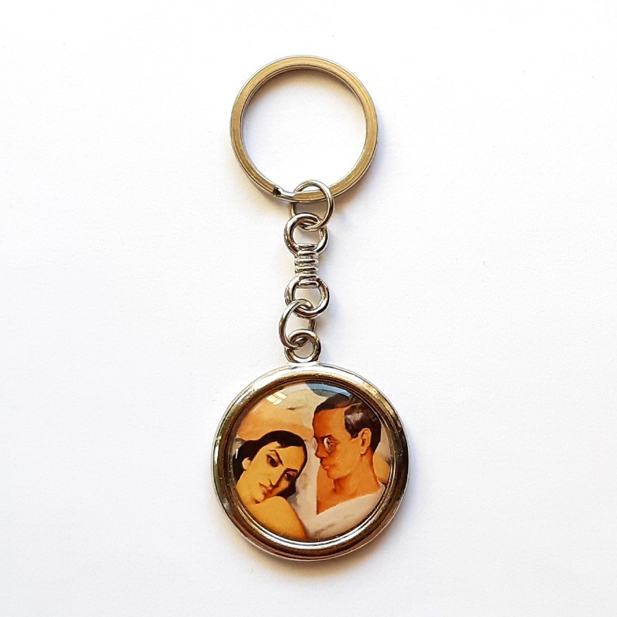 Brelok – Georg Paul Heyduck, Autoportret z modelką