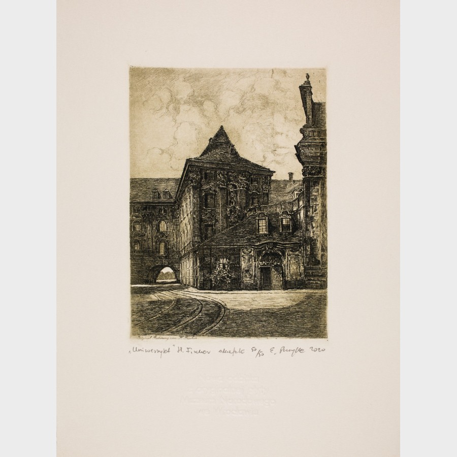 Akwaforta – Plac Uniwersytecki