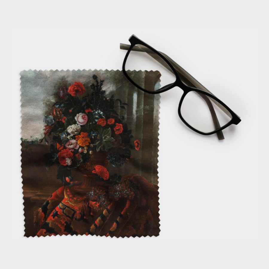 Ściereczka do okularów – Augustin Dubuisson, Waza z kwiatami i ostem
