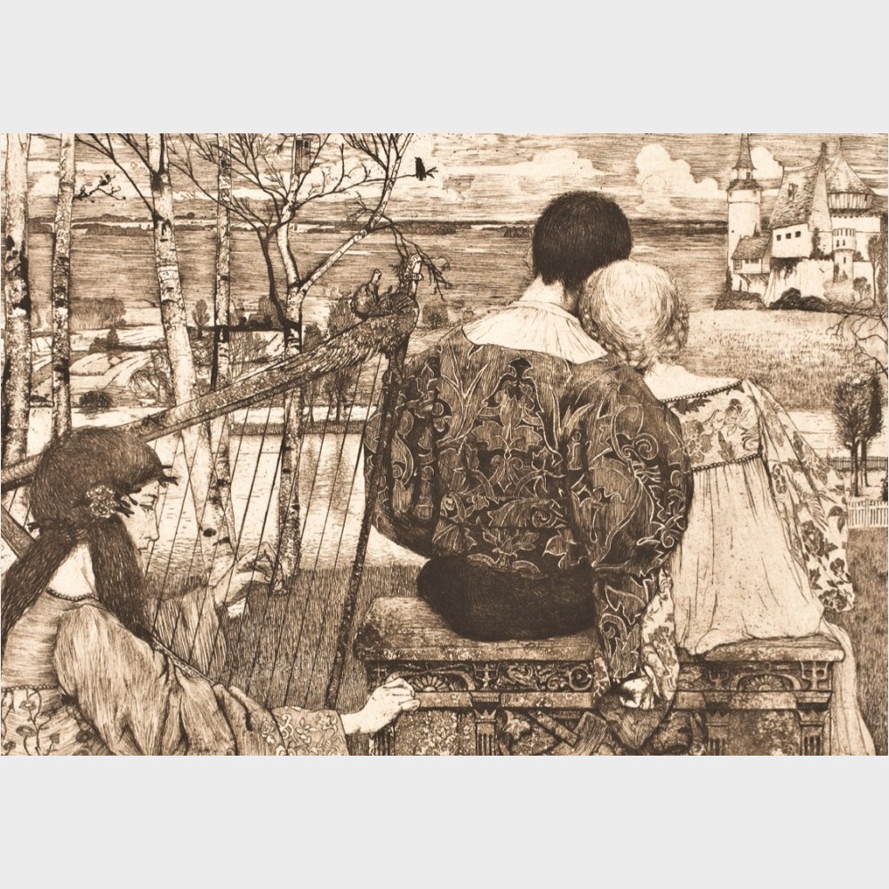 Pocztówka – Johann Heinrich Vogeler, Miłość