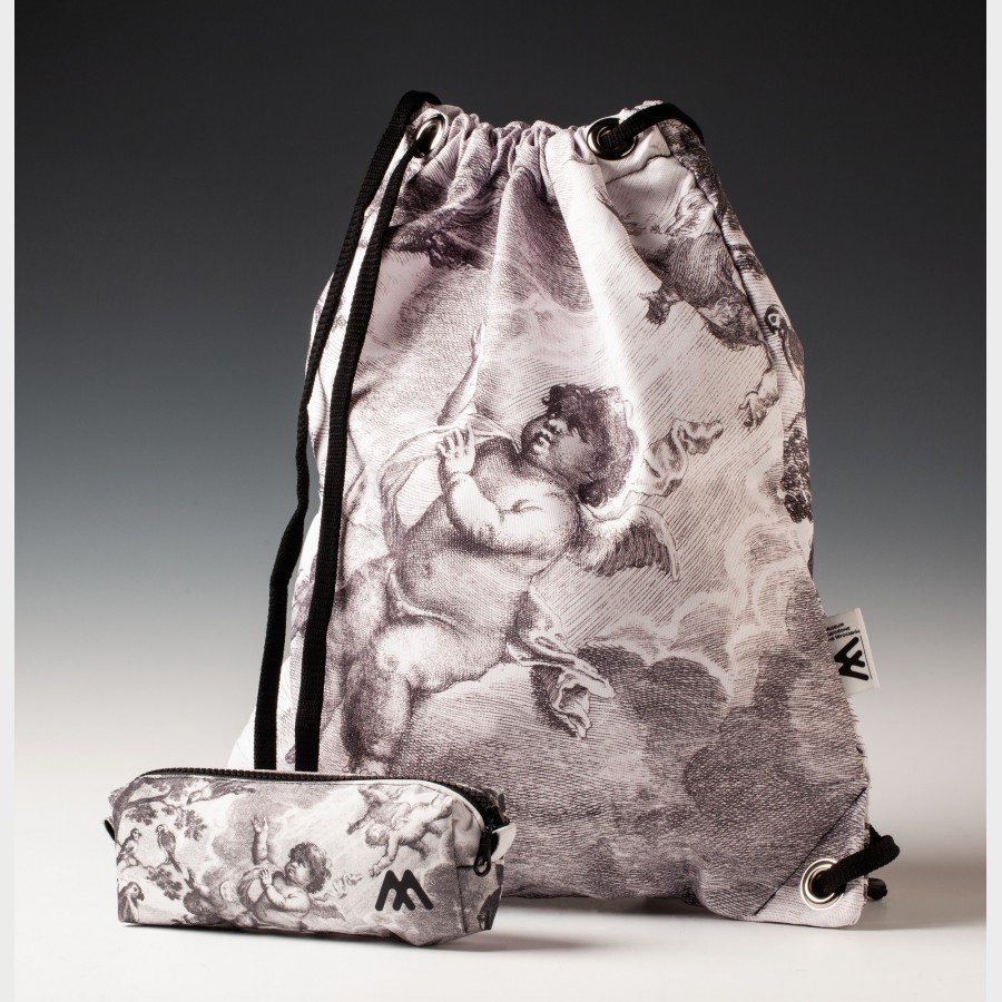 Plecak z nadrukiem - Václav Hollar, Alegoria Powietrza, grafika z cyklu Cztery żywioły