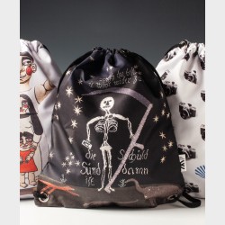 Plecak z nadrukiem - Tkanina mozaikowa z Historią zbawienia, Zgorzelec (szkielet)