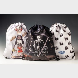 Plecak z nadrukiem - Tkanina mozaikowa z Historią zbawienia, Zgorzelec (szkielet)