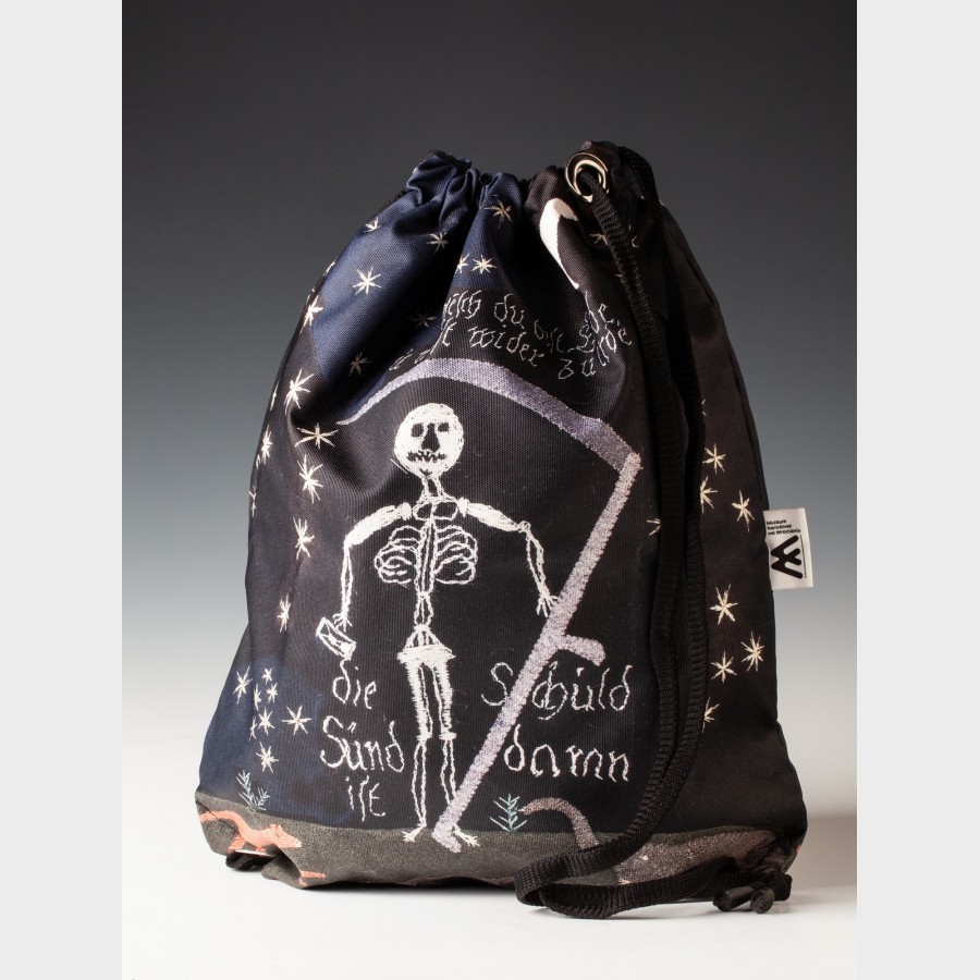 Plecak z nadrukiem - Tkanina mozaikowa z Historią zbawienia, Zgorzelec (szkielet)