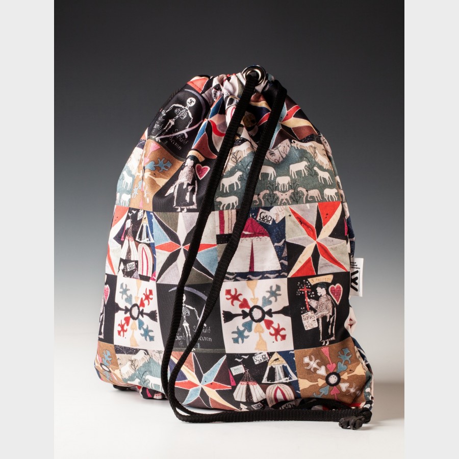 Plecak z nadrukiem-Tkanina mozaikowa z Historią zbawienia, Zgorzelec