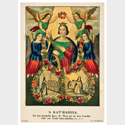 Pocztówka – Wenzel Hoffmann, Św. Katarzyna