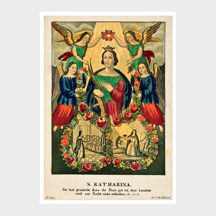 Pocztówka – Wenzel Hoffmann, Św. Katarzyna