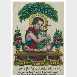 Pocztówka – Artysta nieznany, Mały Jan Chrzciciel