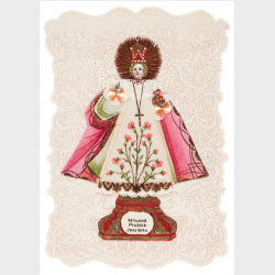 Pocztówka – Artysta nieznany, Dzieciątko Jezus z Pragi