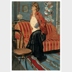 Pocztówka – Odo Dobrowolski, W buduarze