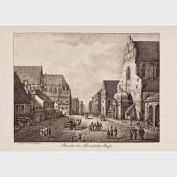 Pocztówka – Ludwig Angerer wg Heinricha Mützla, Ulica Świdnicka