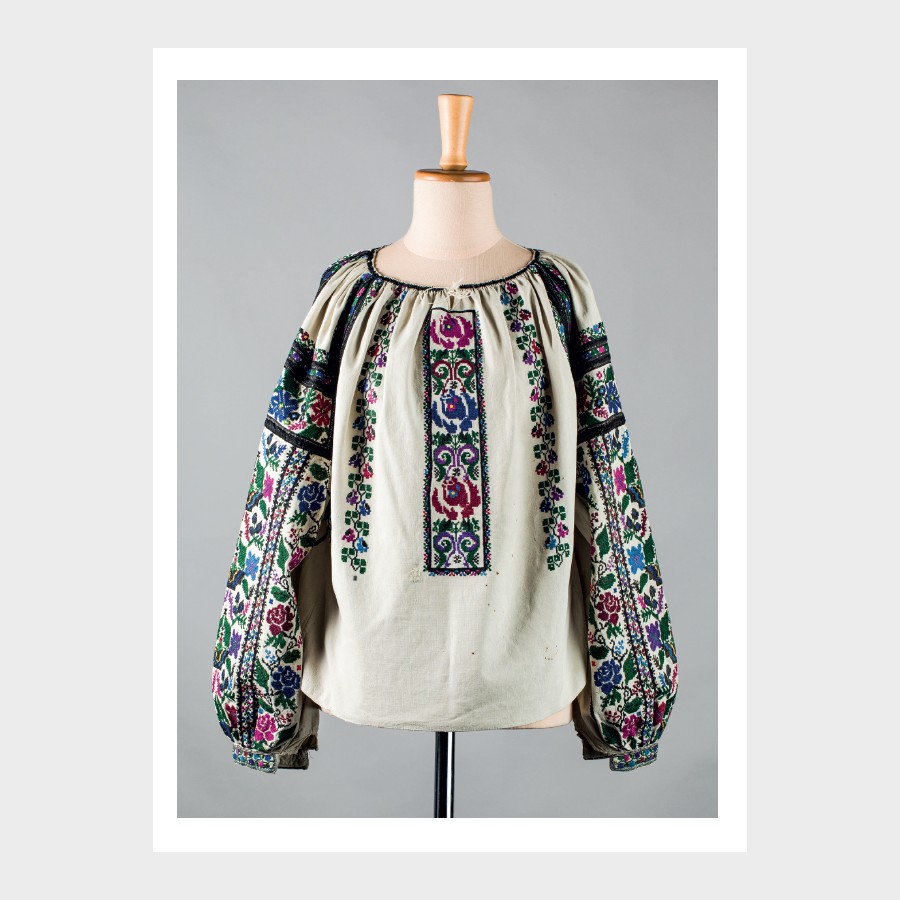 Pocztówka – Koszula kobieca, 1935, Zawale (woj. tarnopolskie)