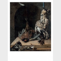 Pocztówka – Jan Fyt (?) Kot w spiżarni, 1652