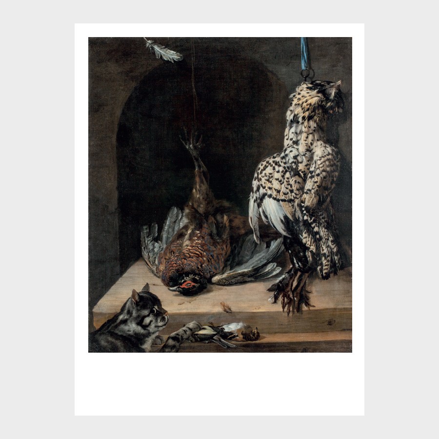 Pocztówka – Jan Fyt (?) Kot w spiżarni, 1652