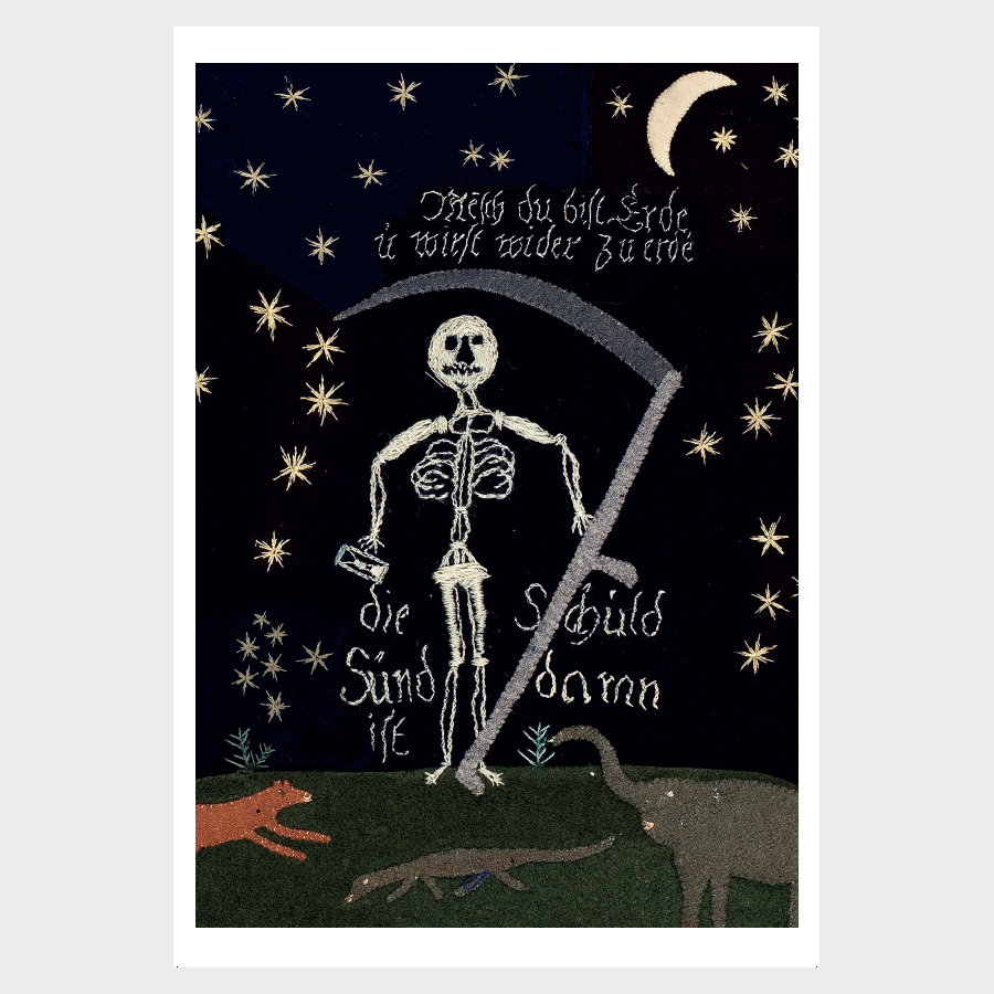 Pocztówka –  Tkanina mozaikowa z Historią zbawienia, Zgorzelec (szkielet)