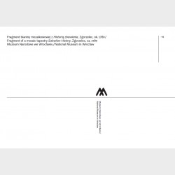 Pocztówka –  Tkanina mozaikowa z Historią zbawienia, Zgorzelec (szkielet)