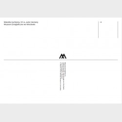 Pocztówka – Makatka Gotuj dobrze, nie żartuję potem z Tobą poflirtuję