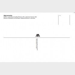 Pocztówka – Olga Boznańska, Kobieta z japońską parasolką