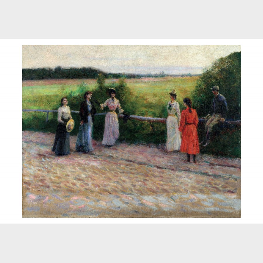 Pocztówka – Władysław Podkowiński, Spotkanie