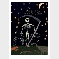 Pocztówka – Fragment tkaniny mozaikowowej z Historią zbawienia, Zgorzelec