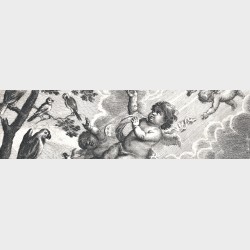 Zakładka – Václav Hollar, Alegoria Powietrza, grafika z cyklu Cztery żywioły, 1647