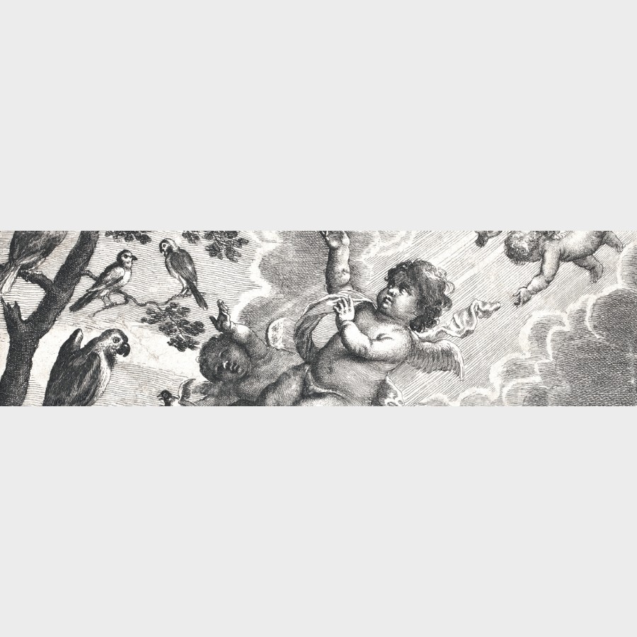 Zakładka – Václav Hollar, Alegoria Powietrza, grafika z cyklu Cztery żywioły, 1647