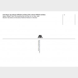 Pocztówka – Fritz Meyer wg Johanna Wilhelma Schütze, Śpiący chłopiec i pies