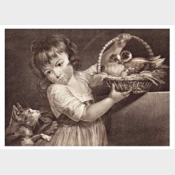 Pocztówka – Angelo Zaffonato Tom i jego gołębie