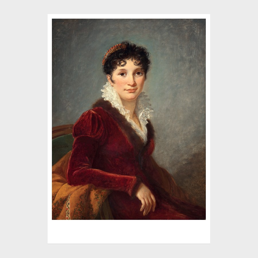 Pocztówka – Élisabeth Vigée-Lebrun, Portret Fanny księżnej Biron von Curland
