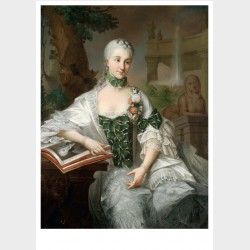 Pocztówka –  Marcello Bacciarelli, Portret Izabeli Branickiej